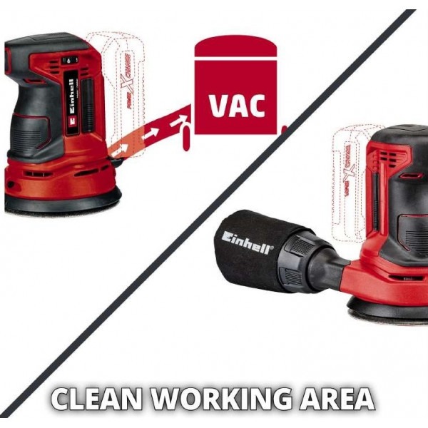 Шліфувальна машина EINHELL TE-RS 18 Li Kit (4462010K) Напруга акумулятора 18