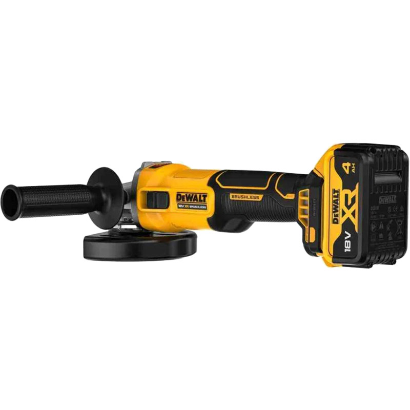 Шліфмашина кутова DEWALT DCG407M2T Особливості плавний пуск (обмеження пускового струму)