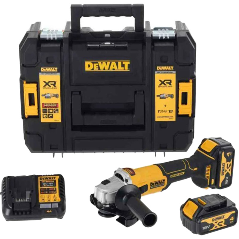 Фото Шліфмашина кутова DEWALT DCG407M2T