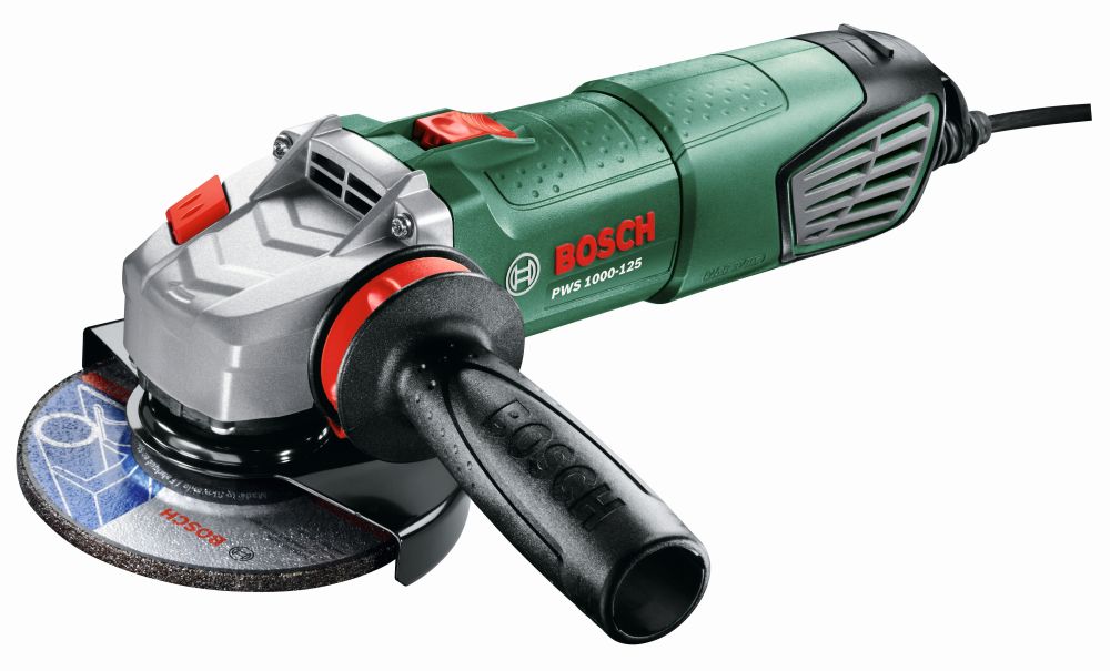 Угловая шлифмашина BOSCH PWS 1000-125 (06033A2620) Выходная мощность 500