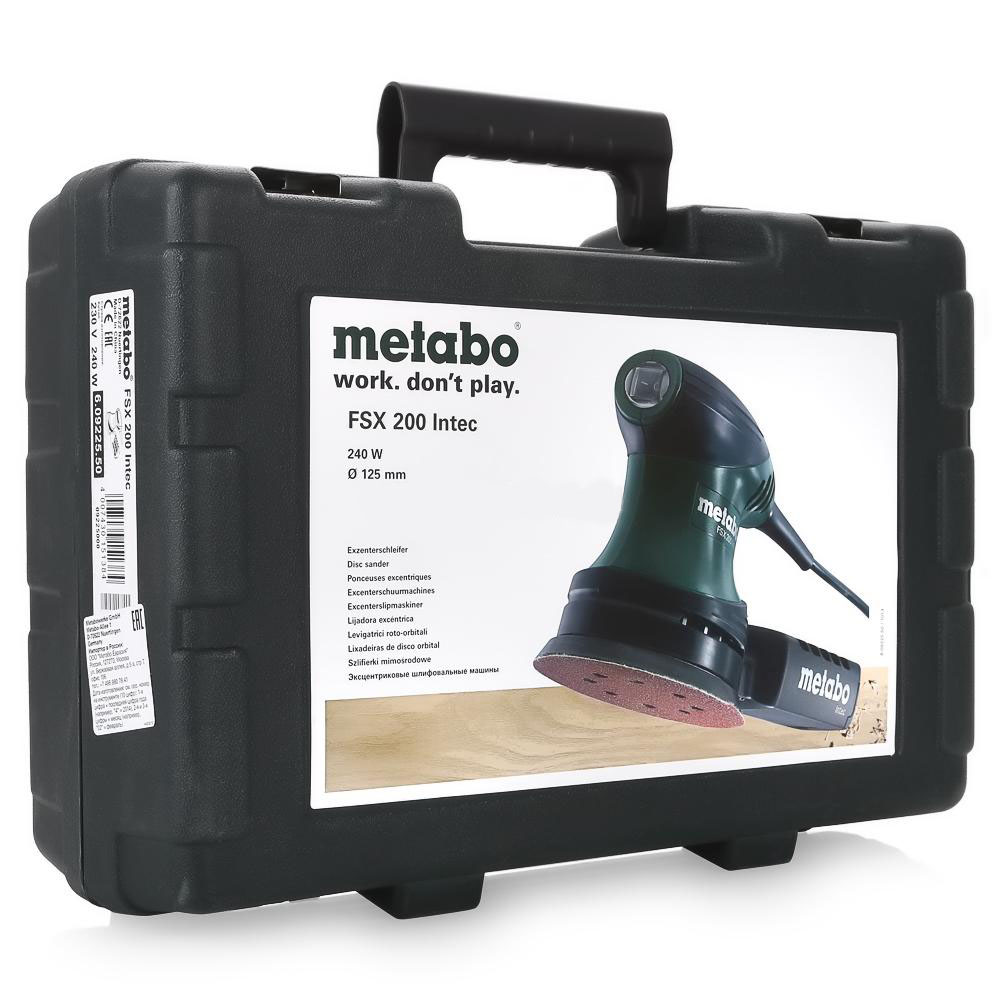 Шліфмашина METABO FSX 200 Intec (609225500) Тип ексцентрикова