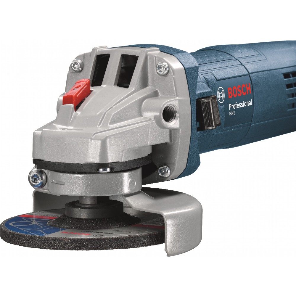 Кутова шліфувальна машина BOSCH GWS 750-125 (0601394001) Конструкція фіксація вимикача