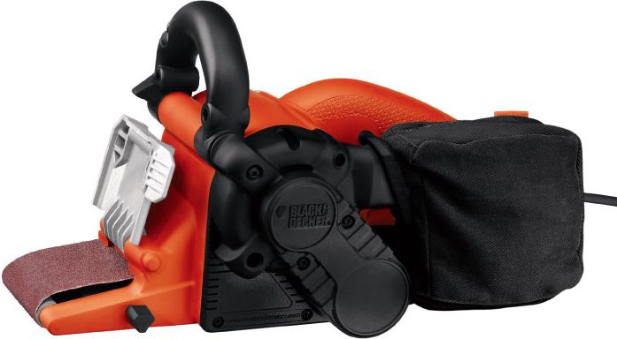 Шліфувальна машина BLACK&DECKER KA88 Особливості система центрування стрічки