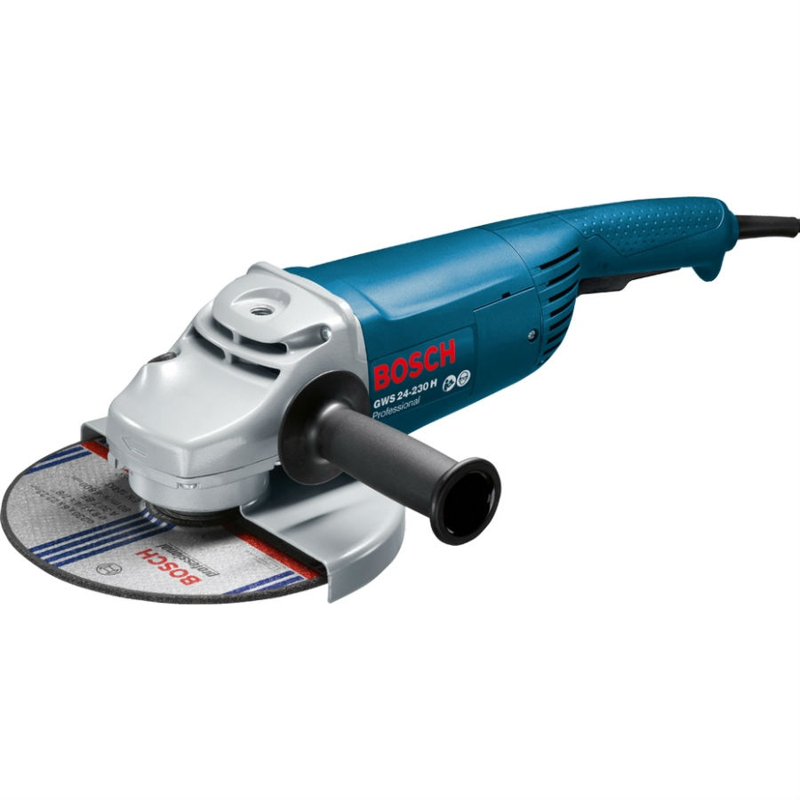 

Шлифмашина угловая BOSCH Profes.GWS24-230H, 2400 Вт (0.601.884.103), Шлифмашина угловая Profes.GWS24-230H,2400Вт