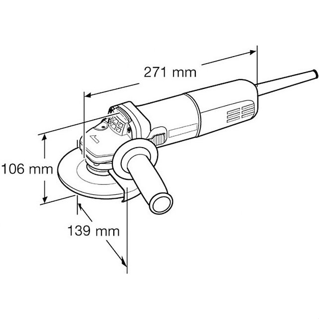 Шліфмашина кутова (болгарка) MAKITA 9558HNG Особливості захисний кожух