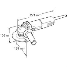 Шліфмашина кутова (болгарка) MAKITA 9558HNG