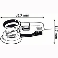 Ексцентрикова машина BOSCH GEX 150 Turbo (0601250788)