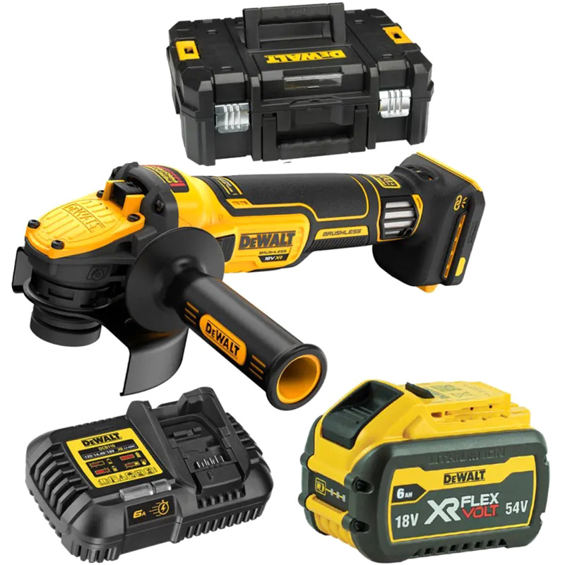 Шлифмашина угловая DEWALT DCG409VST1