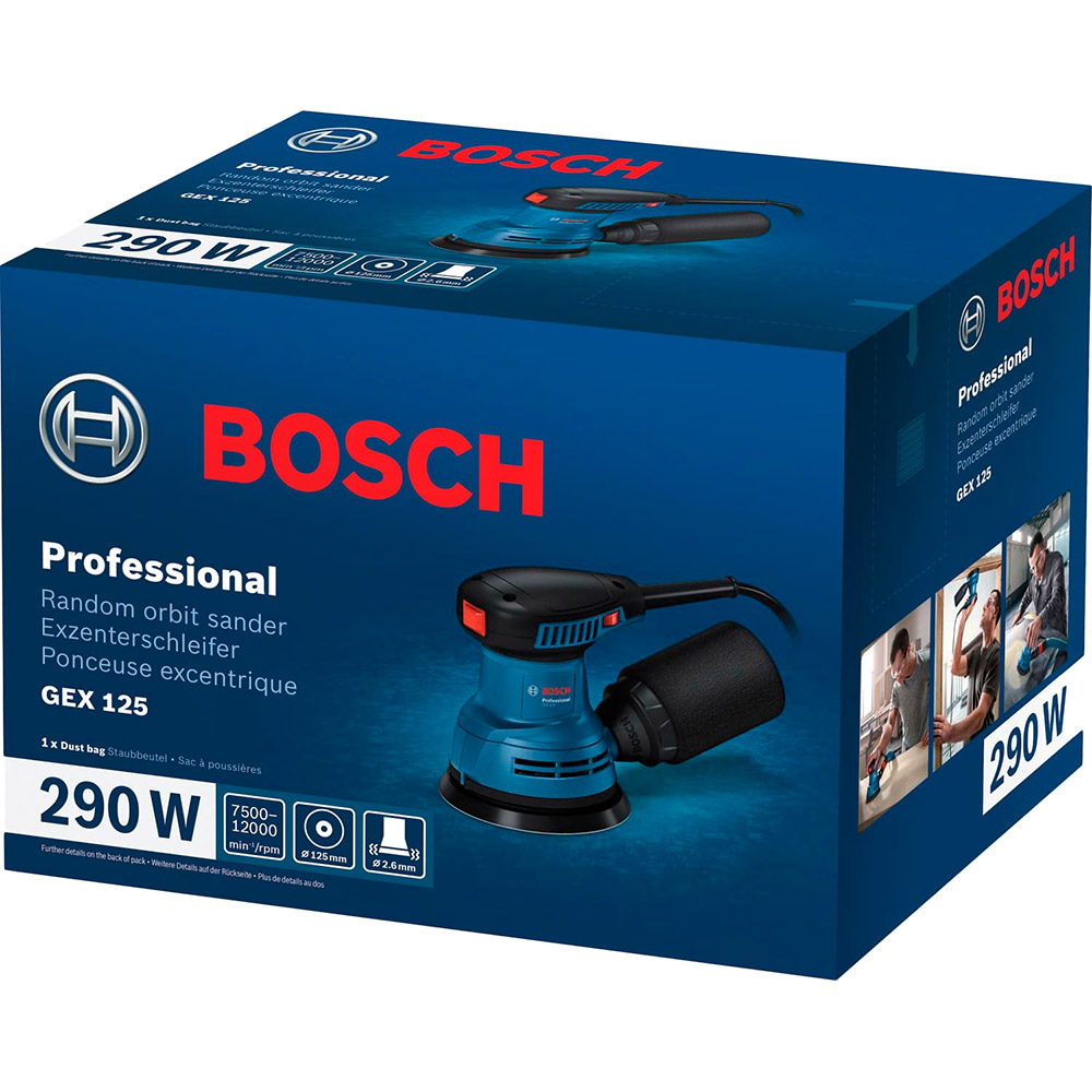 В Украине Эксцентриковая шлифмашина BOSCH GEX 125-1 AE (0.601.3A8.020)