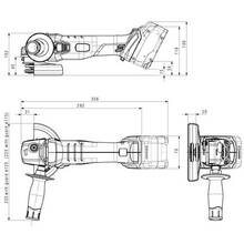 Шліфмашина кутова METABOW 18 L 9-125 Quick (602249850)