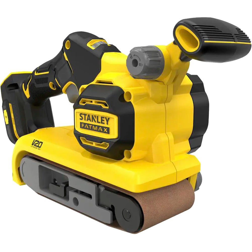 Шлифмашина ленточная STANLEY SFMCW223B (5035048793909) Конструкция подсоединение пылесборника