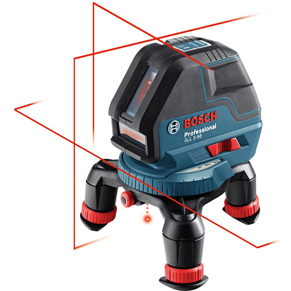 Нивелир BOSCH GLL 3-50 + BM1 + LR2 + L-BOXX (0601063803) Радиус измерения 50