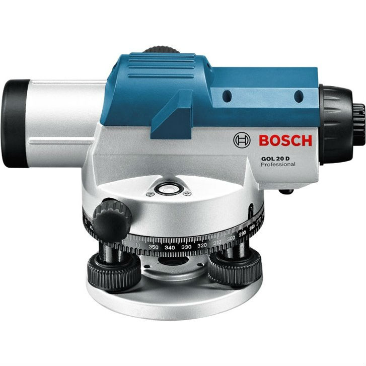 Оптичний нівелір BOSCH GOL 20D (0601068400) Діапазон нівелювання 60 м