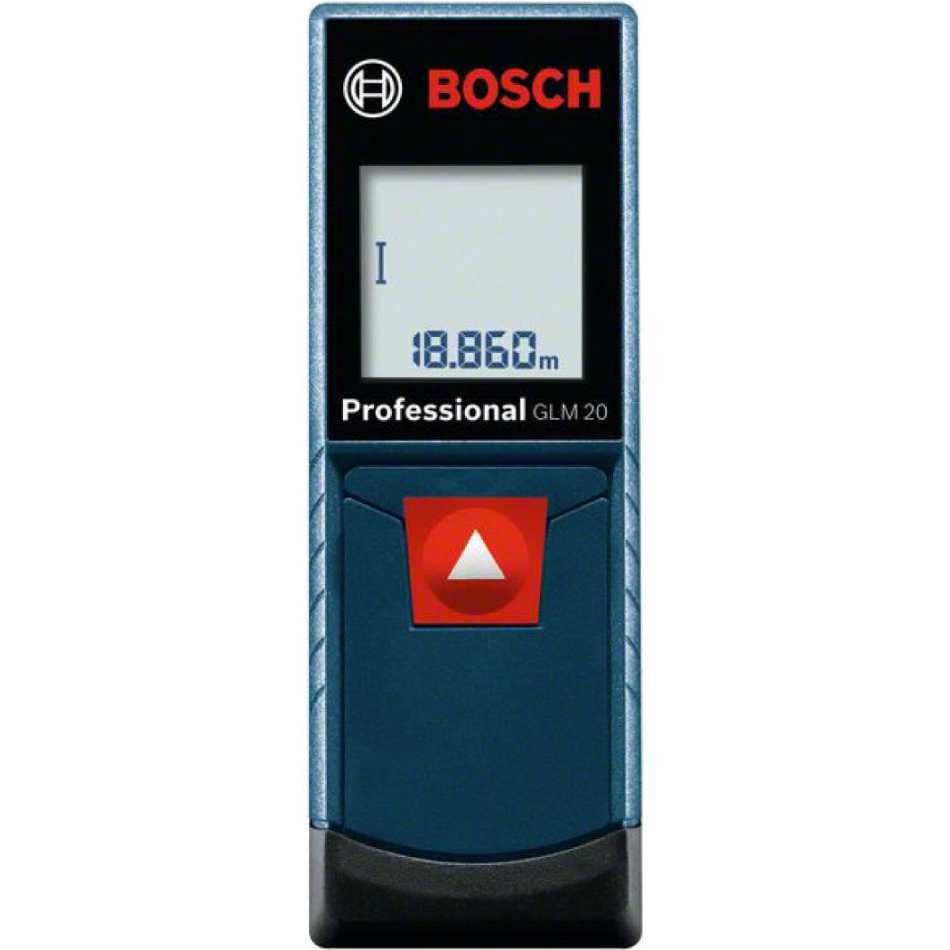 Далекомір лазерний BOSCH GLM 20 Professional (0.601.072.E00)