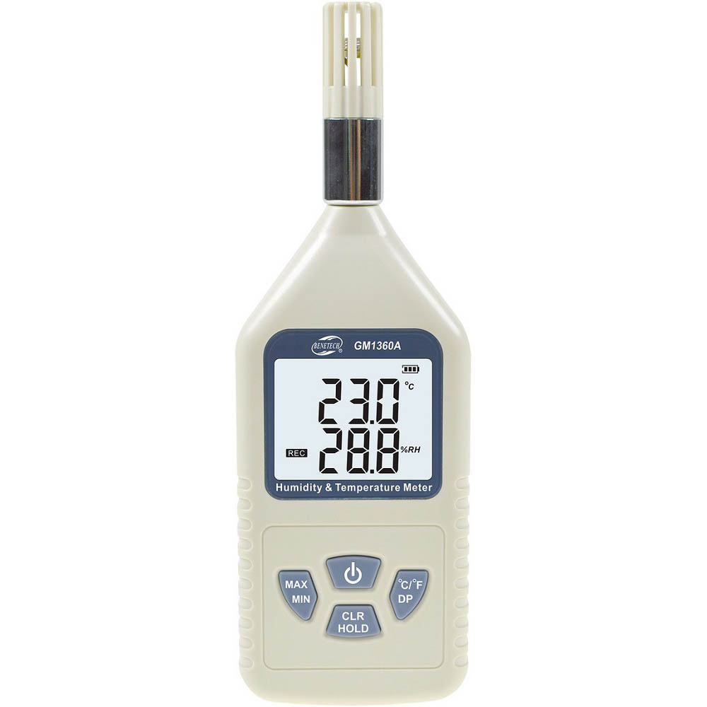 

Термогигрометр Benetech GM1360A, Термогигрометр, USB 0-100%, -30-80°C