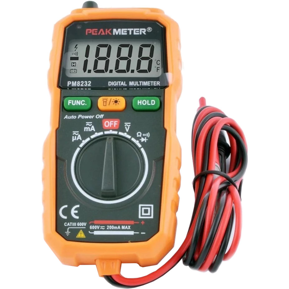 

Мультиметр цифровой PeakMeter PM8232, Цифровой мультиметр (PM8232)