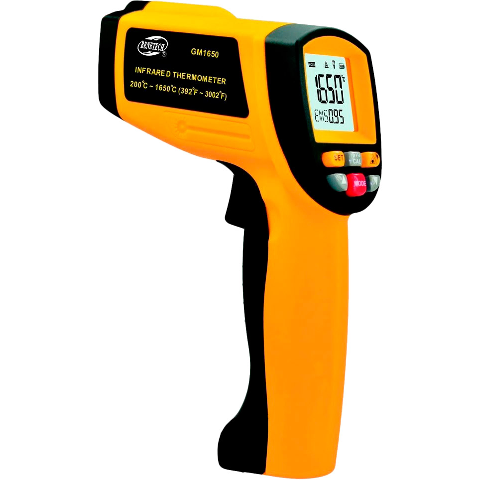 

Пирометр BENETECH GM1650, Бесконтактный инфракрасный термометр GM1650