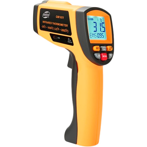 

Пирометр BENETECH GM1651, Бесконтактный инфракрасный термометр GM1651