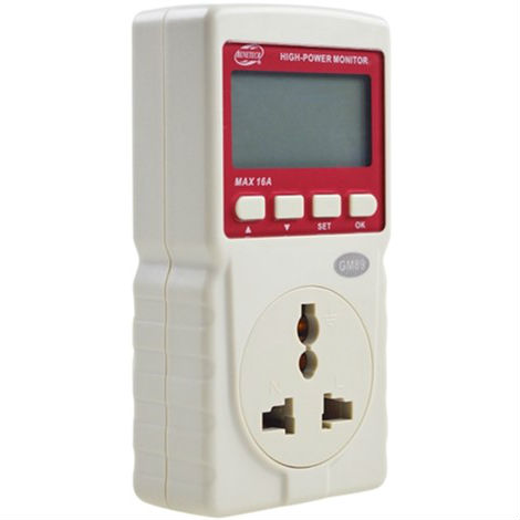 

Ваттметр BENETECH GM89, Измеритель потребления электроэнергии GM89