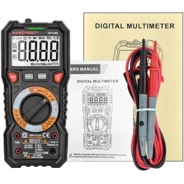 Мультиметр HABOTEST (HT118D) Живлення 2 х AA