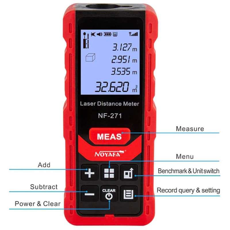 Покупка Далекомір лазерний NOYAFA NF-271 50 м (NF-271-50)