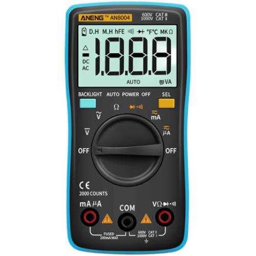 Мультиметр ANENG AN8004 Вага 0.113