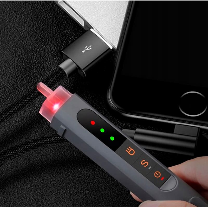 Фото Кабельний тестер JIMIHOME Digital Display Electric Test Pen Black (JM-G27004)