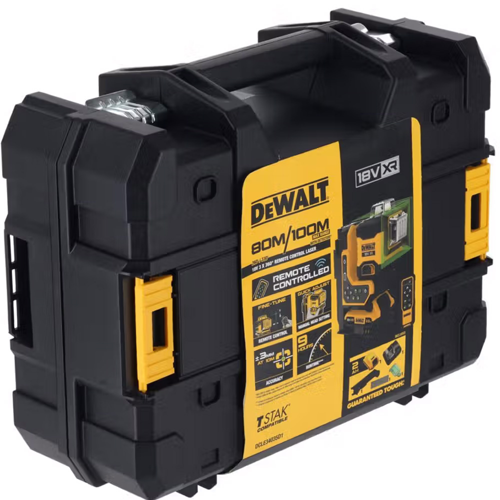 Фото Лазерный уровень DEWALT линейный 18В XR Li-Ion (DCLE34035D1)