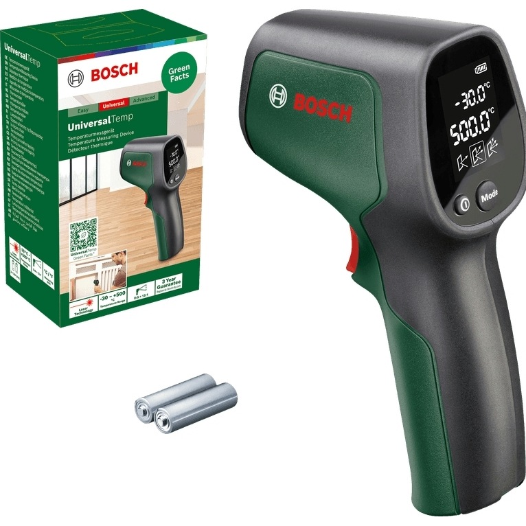 Пірометр BOSCH UniversalTem (0.603.683.101) Живлення батарейки 2 x 1,5V LR06 (AA)