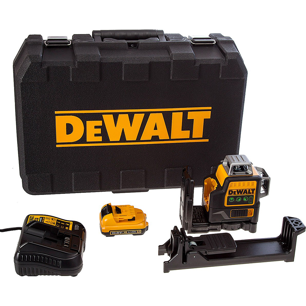 Ротационный нивелир DEWALT DCE089D1G Точность 0.3 мм