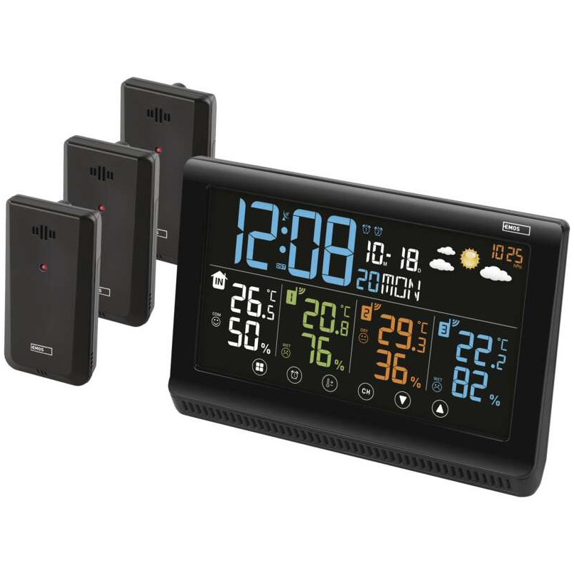 Метеостанция EMOS (E8614) Особенности дальномеров подсветка дисплея