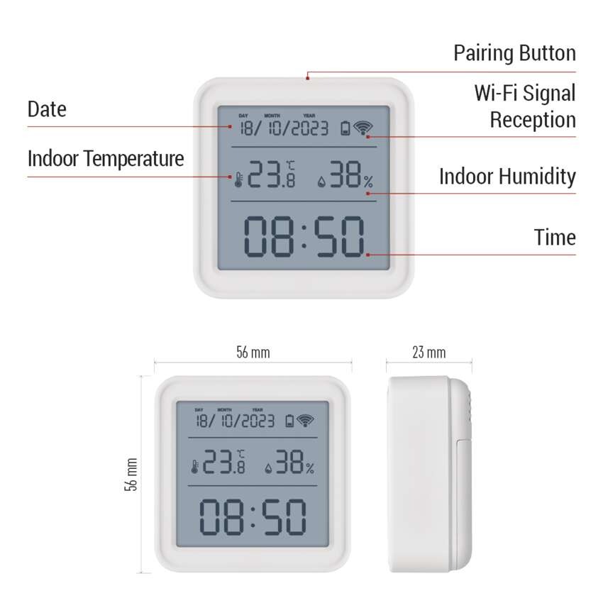 Изображение Термогигрометр EMOS ZigBee (EGS0101)