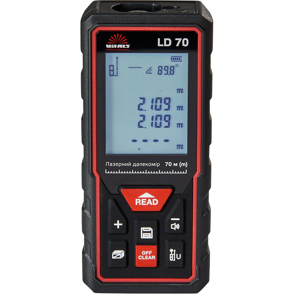 Фото Лазерный дальномер VITALS Professional LD 70 (162518)