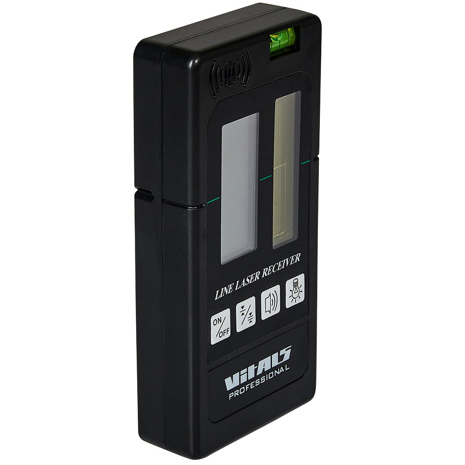 Лазерний приймач VITALS Professional LR 1g (162519) Живлення 2 AA x 1,5 В 