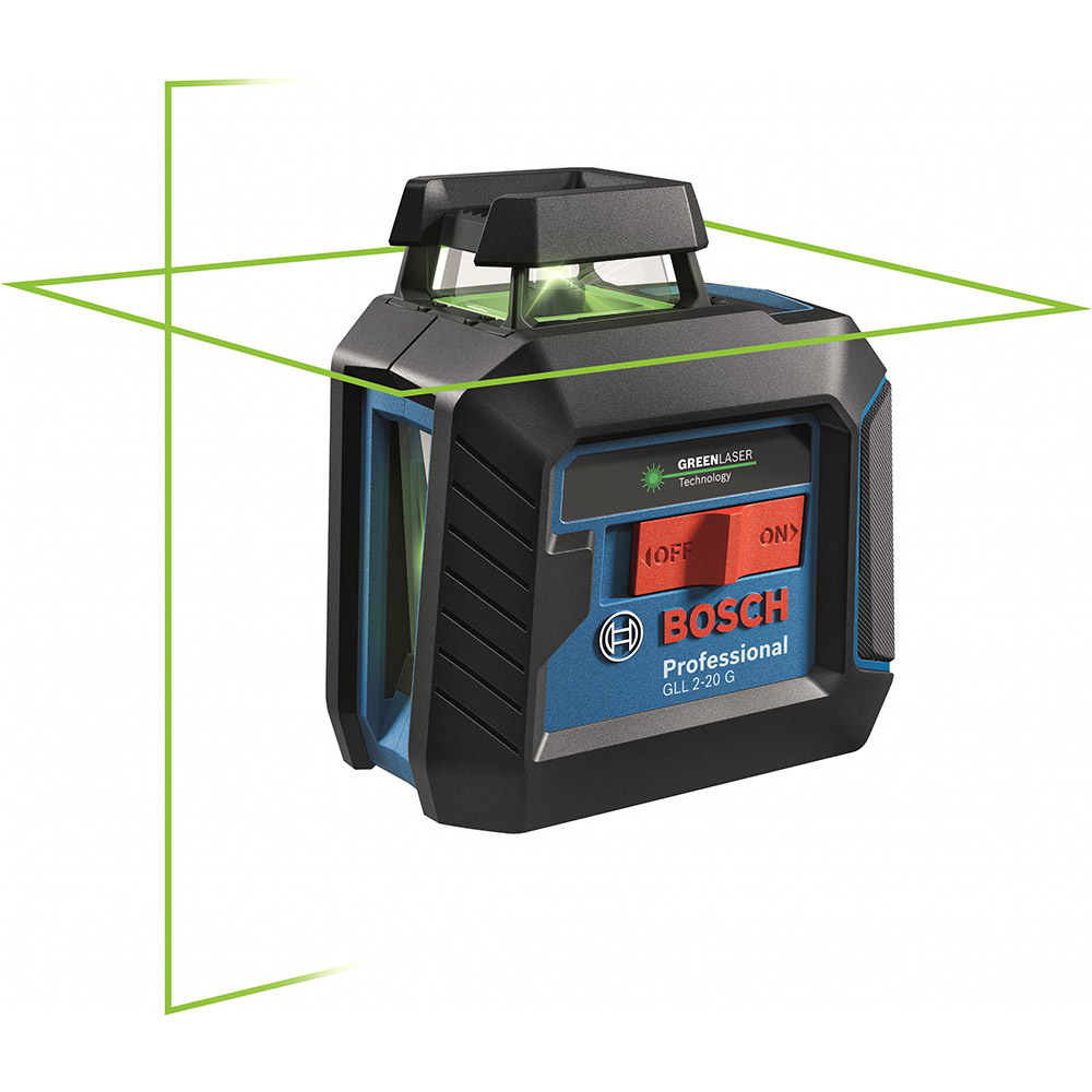 Лазерний нівелір BOSCH Professional GLL2-20G+LB10+DK10