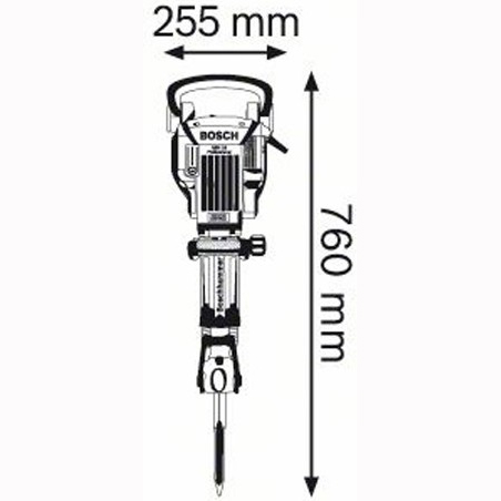 Відбійний молоток BOSCH GSH 16-28 (0611335000) Потужність 1750