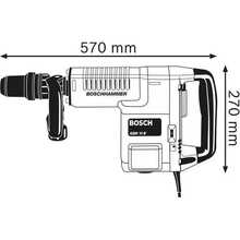 Відбійний молоток BOSCH GSH 11 E Professional 1500 Вт 16.8 Дж (0.611.316.708)