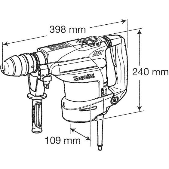 Перфоратор MAKITA HR3200C 850 Вт Потужність 850