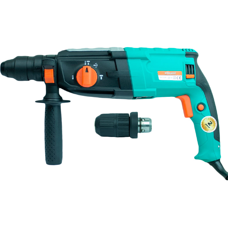 

Перфоратор STURM 1300 Вт 3.8 Дж (RH2528D), Перфоратор 1300 Вт, 3,8Дж RH2528D