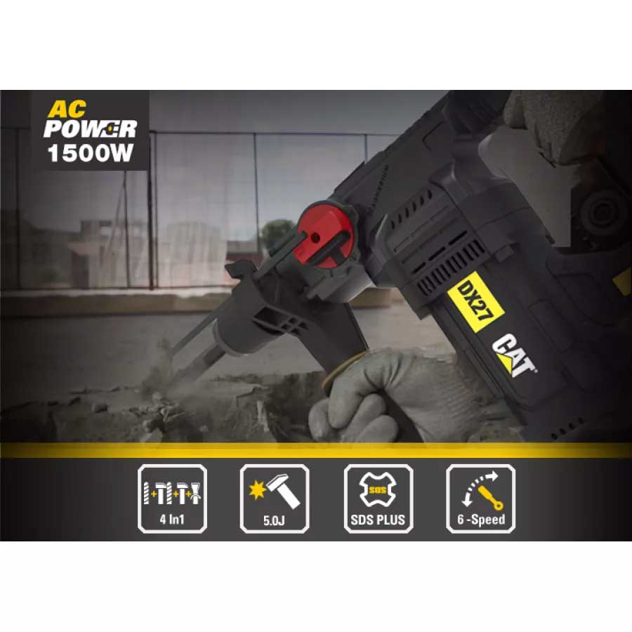 Перфоратори CAT SDS-MAX DX27 Живлення мережа