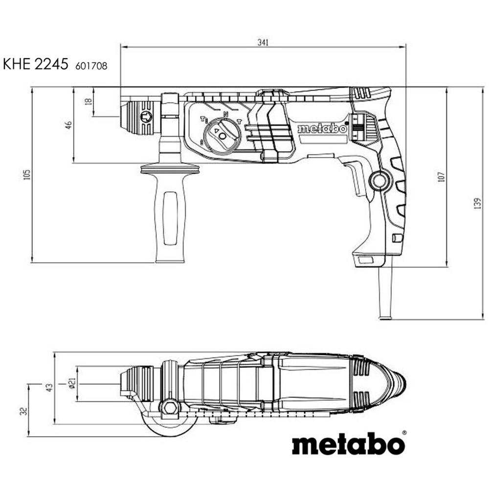 Покупка Перфоратор METABO KHE 2245 (601708500)