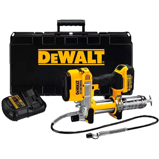 Пистолет маcляный аккумуляторный DEWALT 18В XR Li-ion DCGG571M1 Тип масляный пистолет