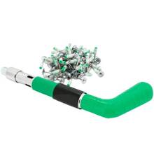Пістолет піроксиліновий VOLTRONIC 7.3мм +100цвяхів Green (YT-198406)