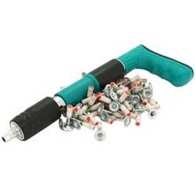 Пістолет піроксиліновий VOLTRONIC + 100 цвяхів Box Green (YT-35790)