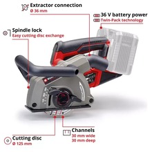 Штроборез EINHELL TP-MA 36/30 Li BL Solo (4350800)