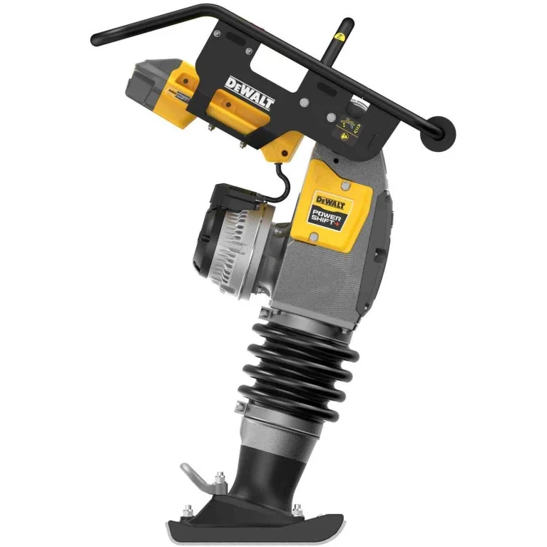 Вібротрамбування DEWALT POWERSHIFT без АКБ та ЗУ (DCPS660N) Додатково Без акумуляторів та зарядного пристрою; Сила удару: 11,6; Частота ударів: 670; Розмір плити 280х280; Регулятор швидкості; Індикатор помилки; Регульована по висоті ручка; 2 режими швидкості; Робоча швидкість: 14 м/хв