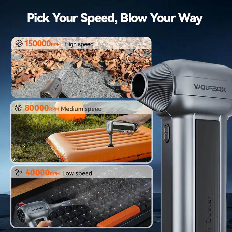 Фото Вентилятор WOLFBOX MegaFlow 100 (MF100)