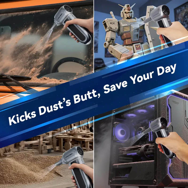 Вентилятор WOLFBOX MegaFlow 100 (MF100) Вага 0.3