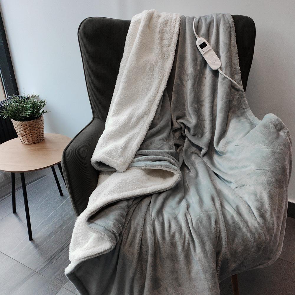 Електроковдра VERSAILLES Максі 160х120см сірий (VS-BE-1909Gr) Розмір 160 x 120