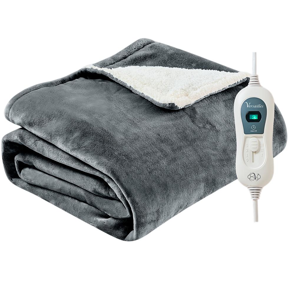 Електроковдра VERSAILLES Максі 160х120см сірий (VS-BE-1903Gr)